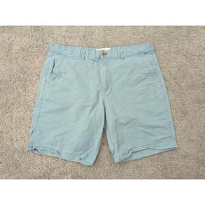 Weatherproof  Vintage‎ Chino Short Mens 38 Blue Inseam: 8.5" Golf Preppy Casual